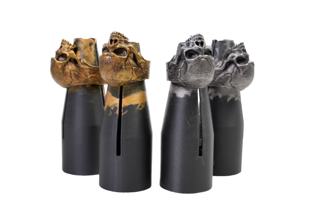 Skull Rings Painted